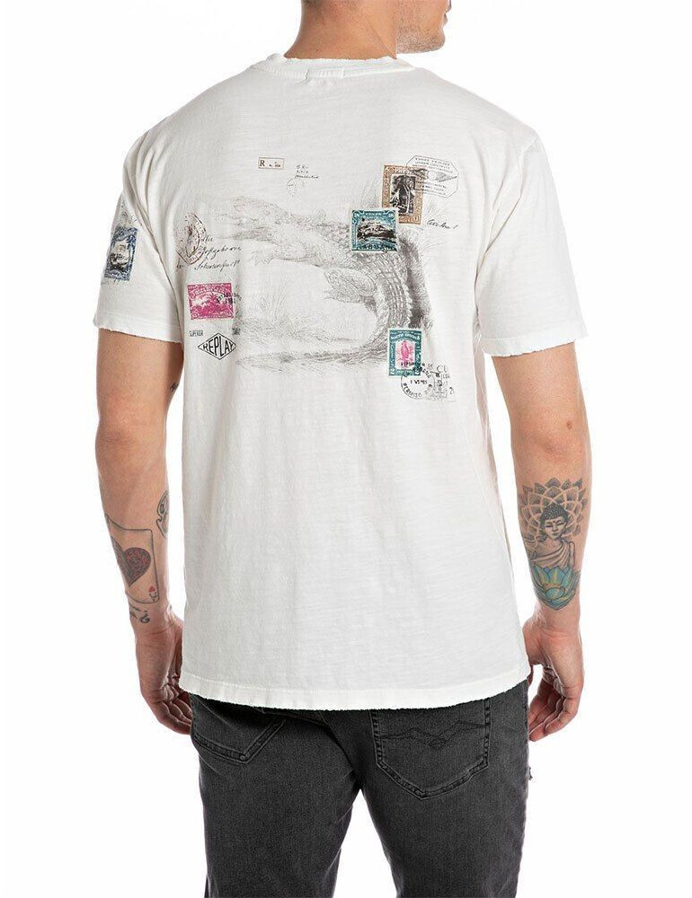 Replay Short Sleeve T-shirt (M6807.000.22336G.869) white ab 37,99 