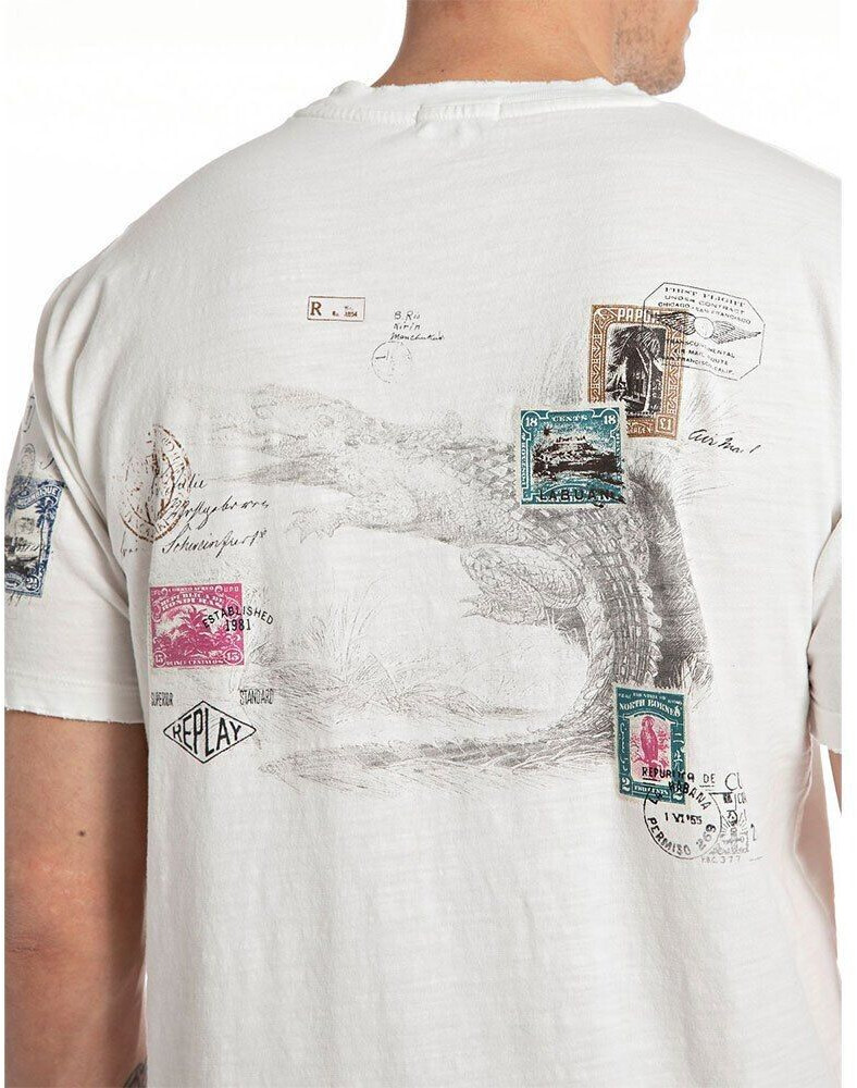 Replay Short Sleeve T-shirt (M6807.000.22336G.869) white ab 37,99 