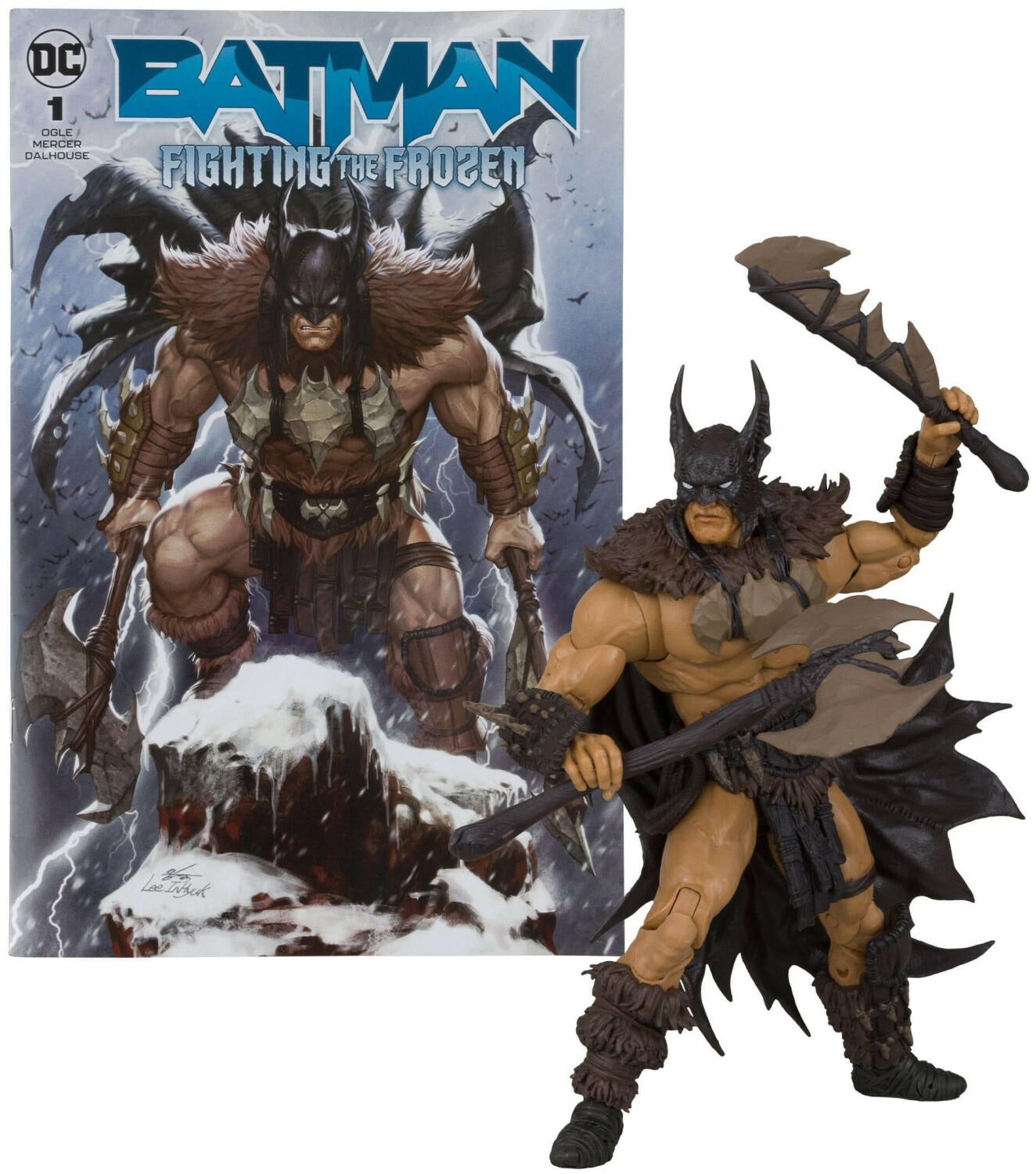 McFarlane Toys DC Direct Page Punchers & Comic Batman (Fighting The Frozen Comic) 18cm