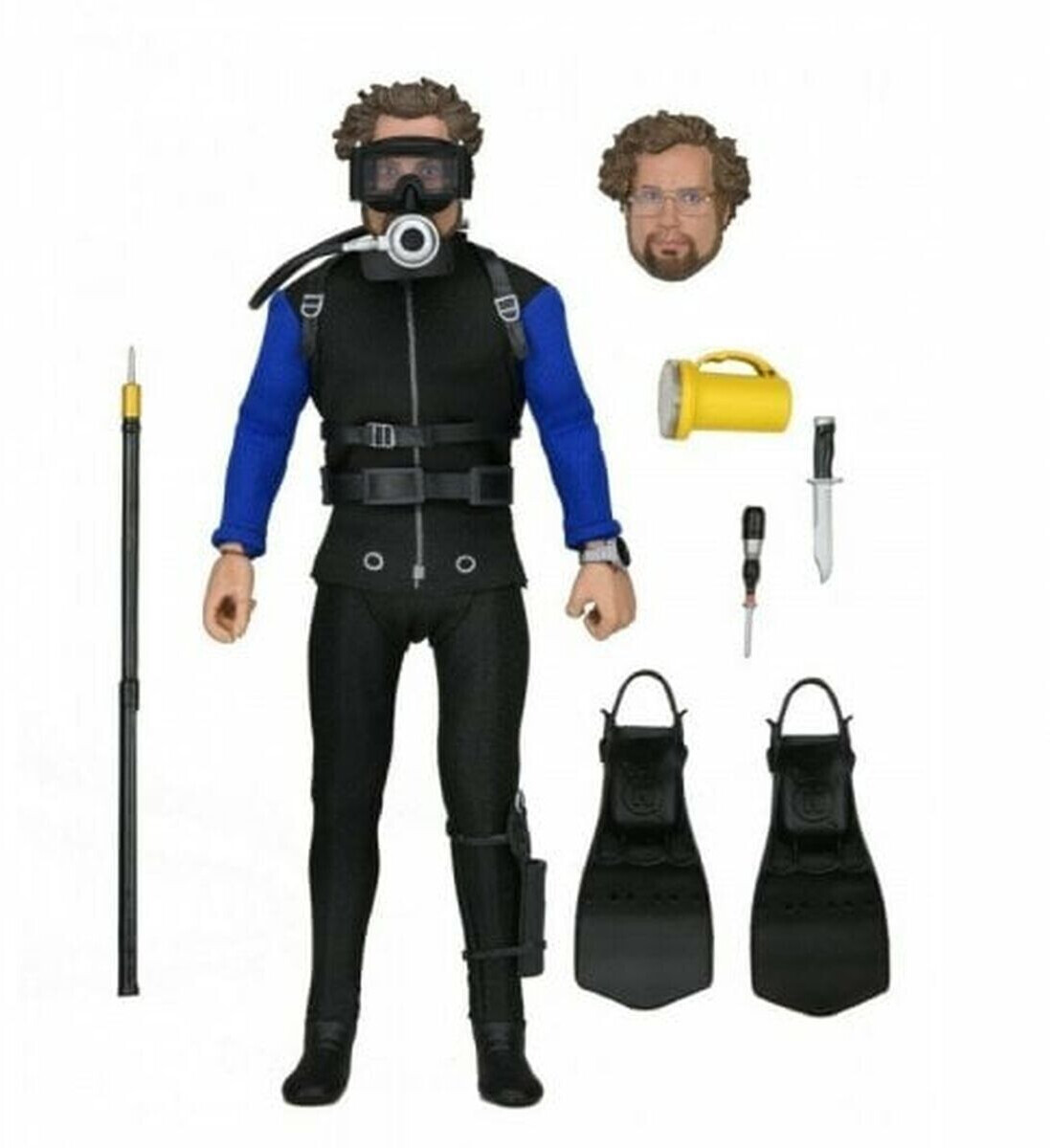 NECA Jaws Der Weiße Hai Hooper Shark Cage 20cm