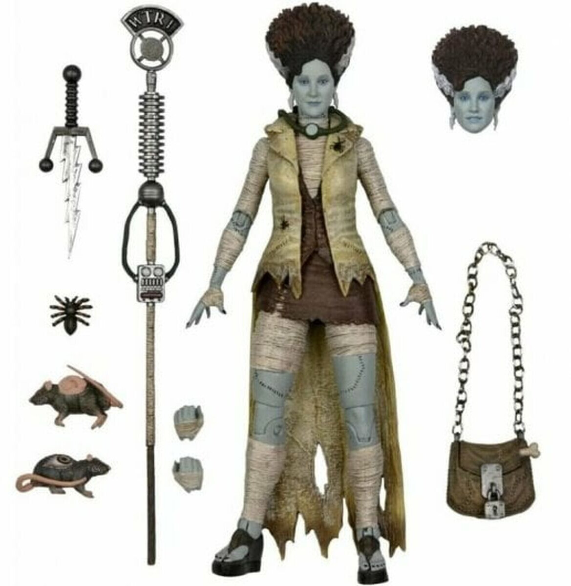 NECA Universal Monsters x Teenage Mutant Ninja Turtles April as the Bride 18cm