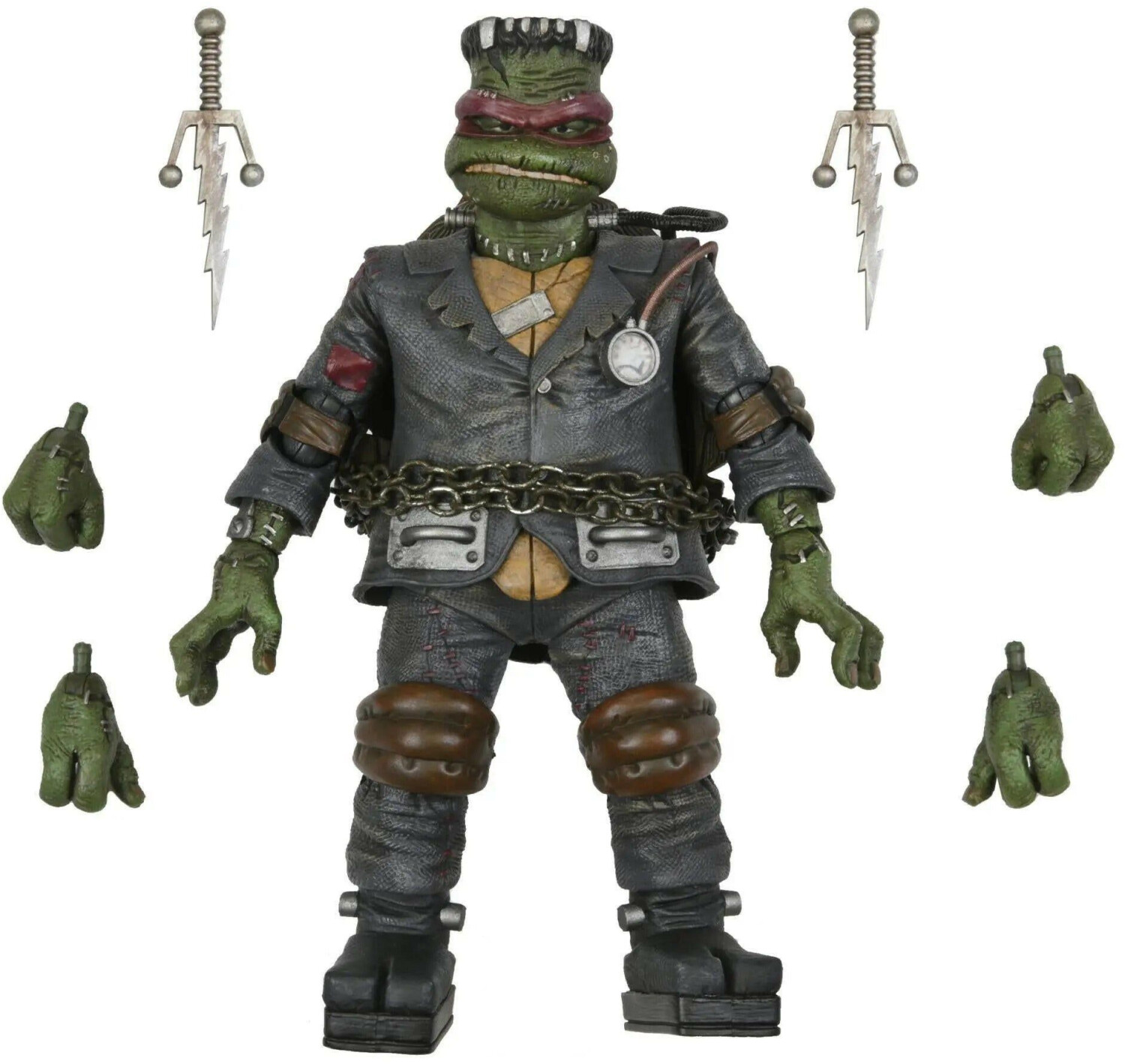 NECA Universal Monsters x Teenage Mutant Ninja Turtles Ultimate Raphael as Frankenstein's Monster 18cm
