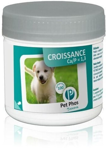 Ceva Pet Phos Croissance Ca/P = 1,3 chien (100 comprimés)
