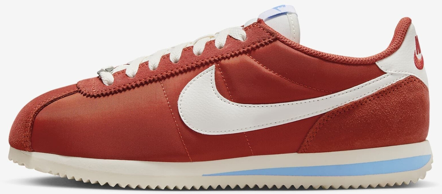 Nike Cortez Textile Women hot red university blue coconut milk sail ab 67 49 Preisvergleich bei idealo
