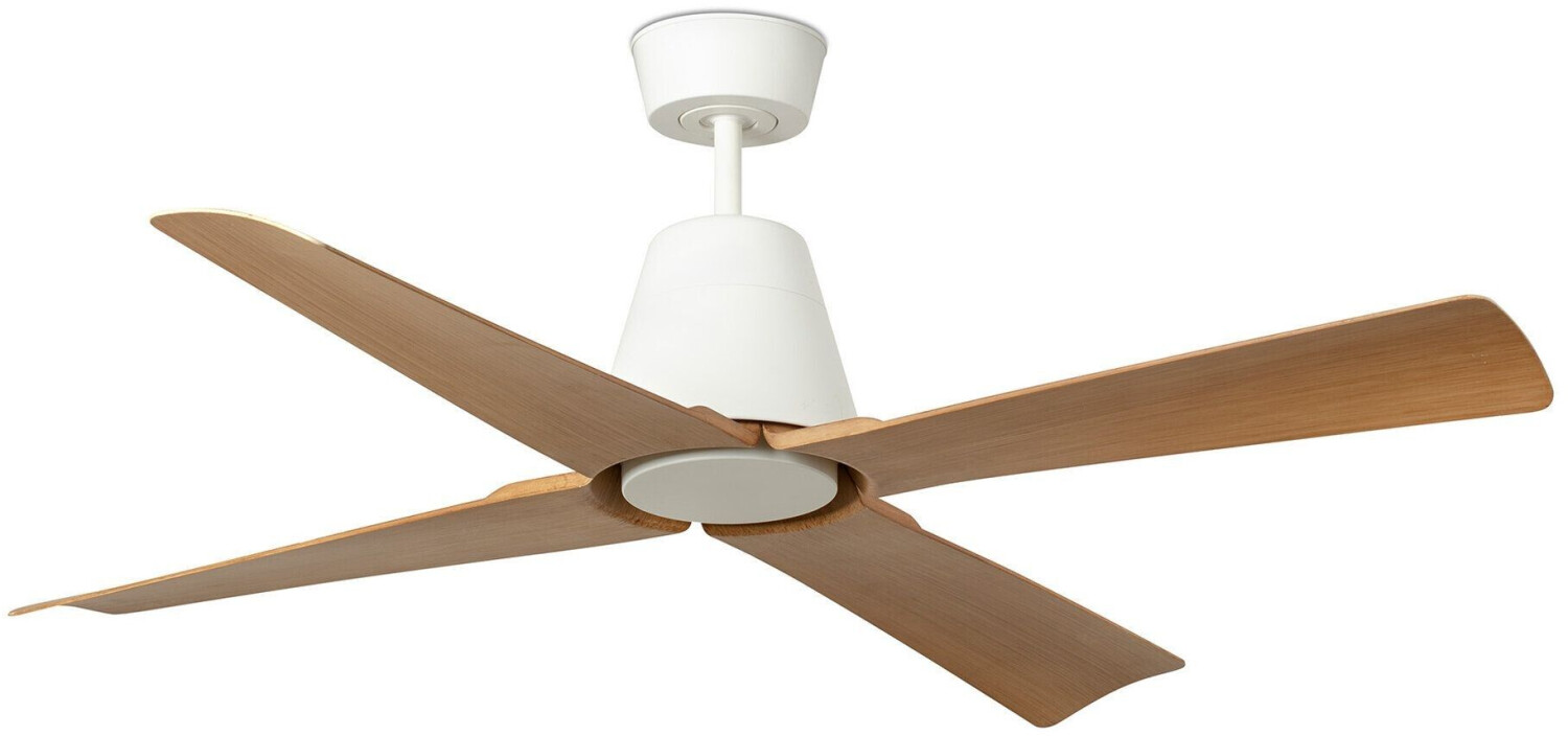 Faro Barcelona Typhoon M White/Wood with DC motor (34105)