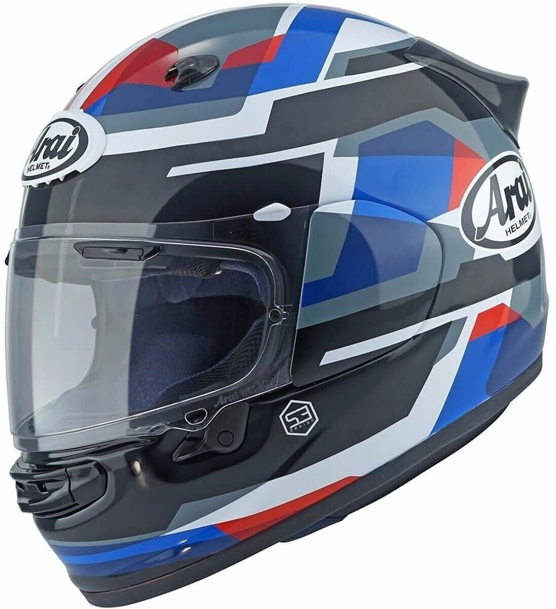 Arai Quantic Abstract noir/rouge