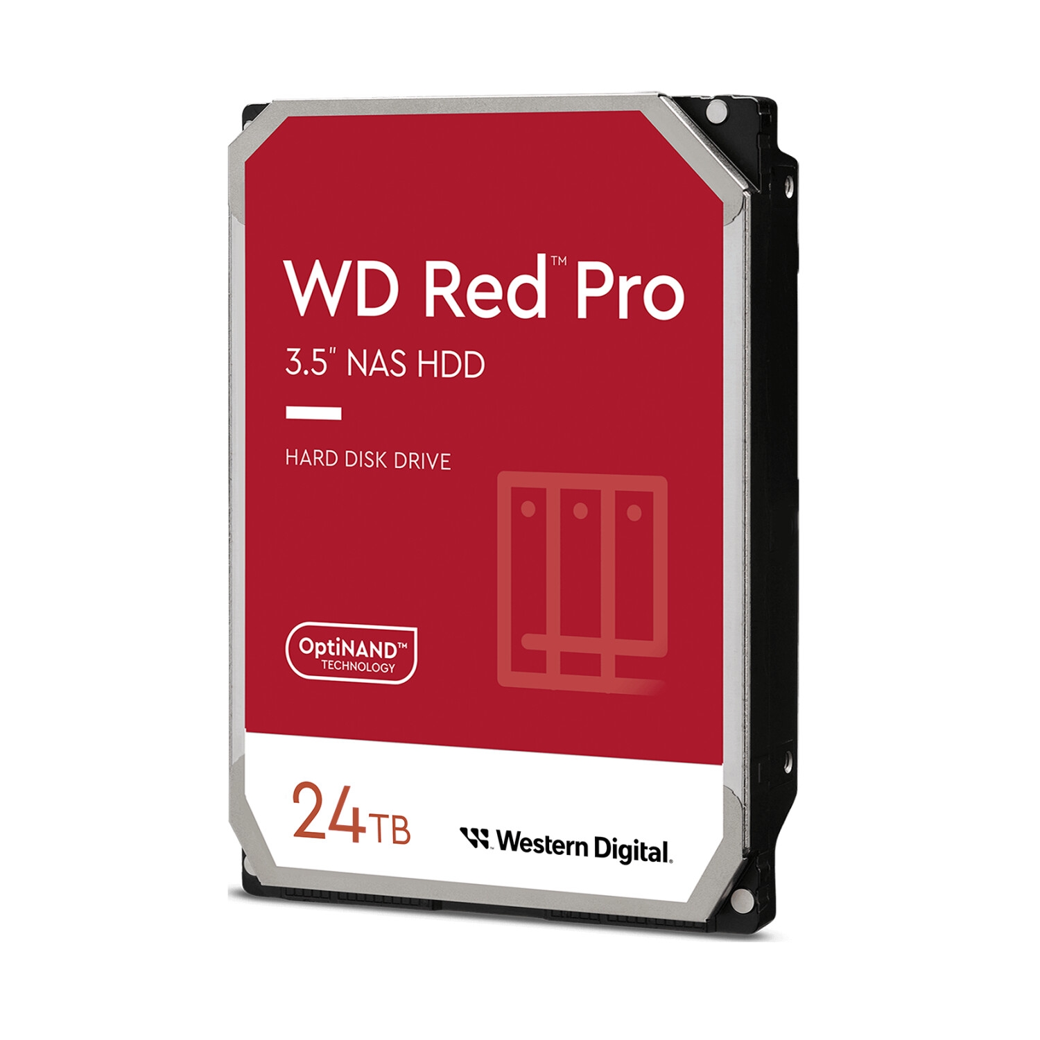 Photos - Hard Drive WD Western Digital Western Digital Red Pro SATA III 24TB  (WD240KFGX)
