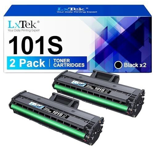 LxTek Toner for Samsung MLT-D101S 2 Pack
