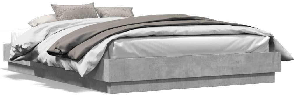 vidaXL Bed frame with LED 160x200cm (3209782)
