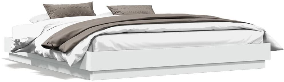 vidaXL Bed frame with LED 200x200cm (3209765)