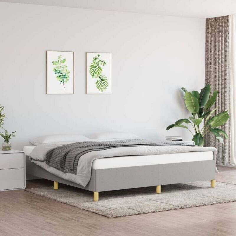 vidaXL Bed frame fabric 180x200cm (3120977)