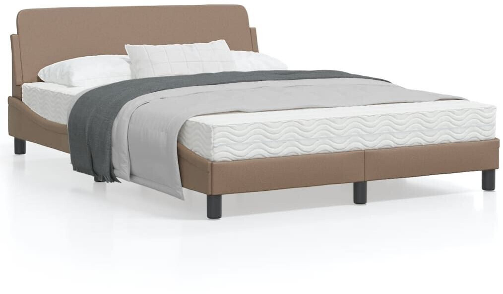 vidaXL Bed frame with headboard faux leather 120x200cm (373162)