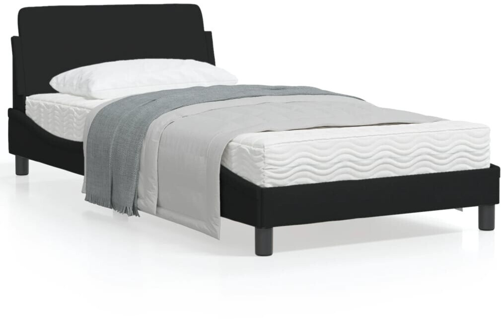 vidaXL Bed frame with headboard fabric 90x190cm (373090)