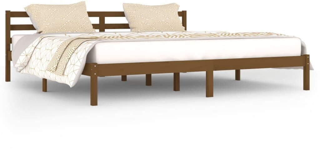 vidaXL Solid wood bed pine 200x200cm (810453)