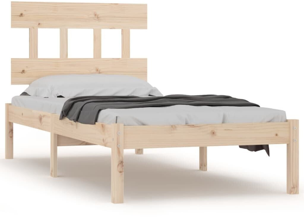 vidaXL Solid wood bed 90x190cm (3104703)