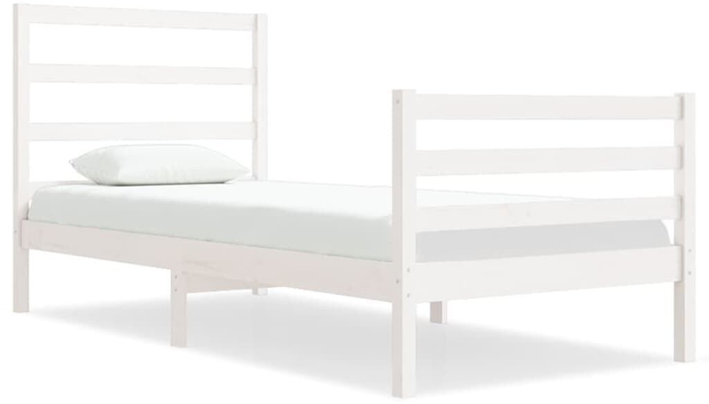 vidaXL Solid wood bed pine 90x190cm (3104972)
