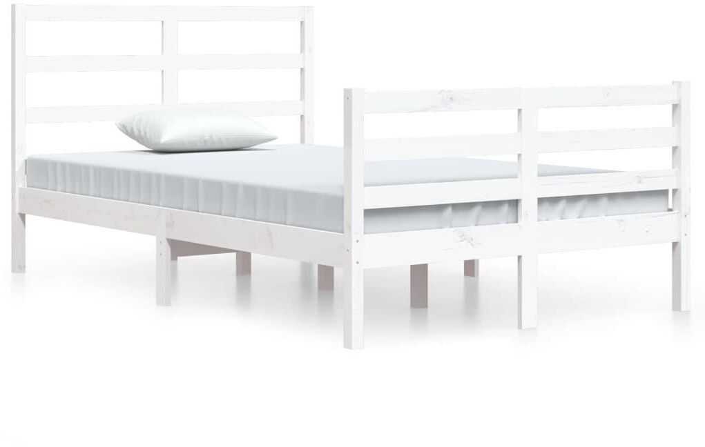 vidaXL Solid wood bed pine 120x200cm (3105002)