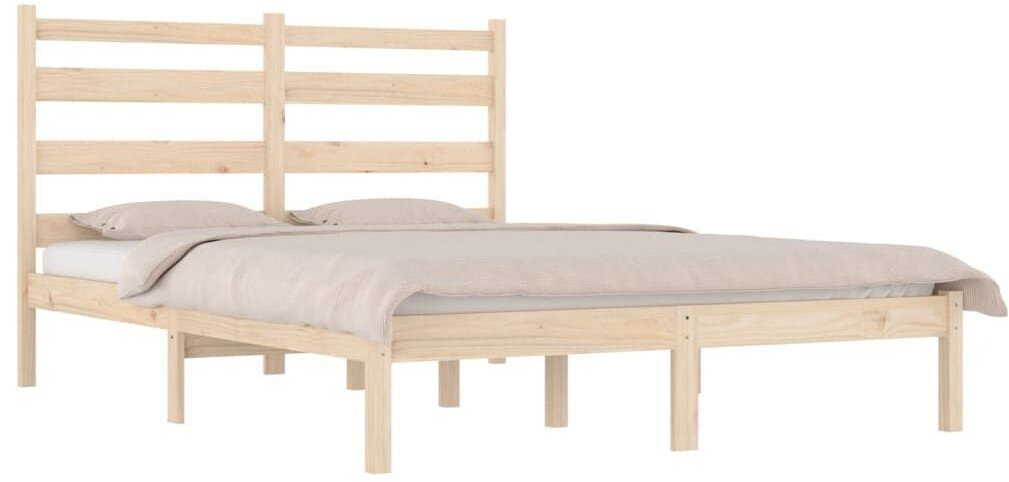vidaXL Solid wood bed pine 200x200cm (3103668)