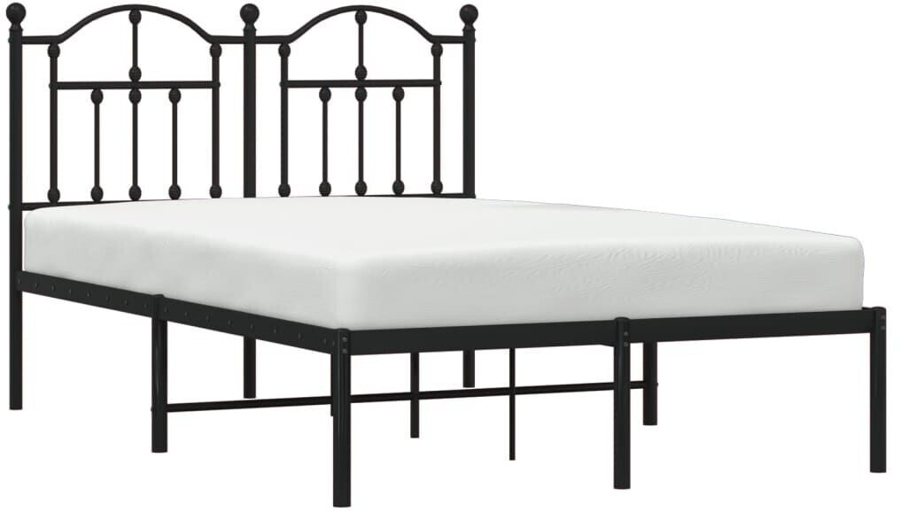 vidaXL Bed frame with headboard metal 120x200cm (353437)