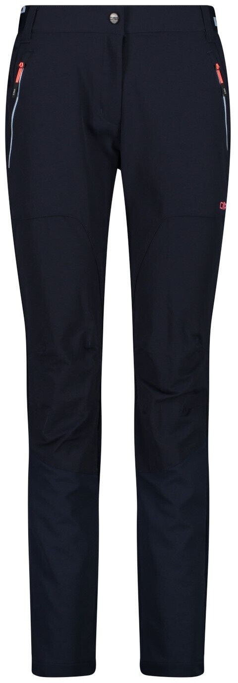CMP Women's Unlimitech Hiking Pants in Ripstop Fabric (32T4306) black blue