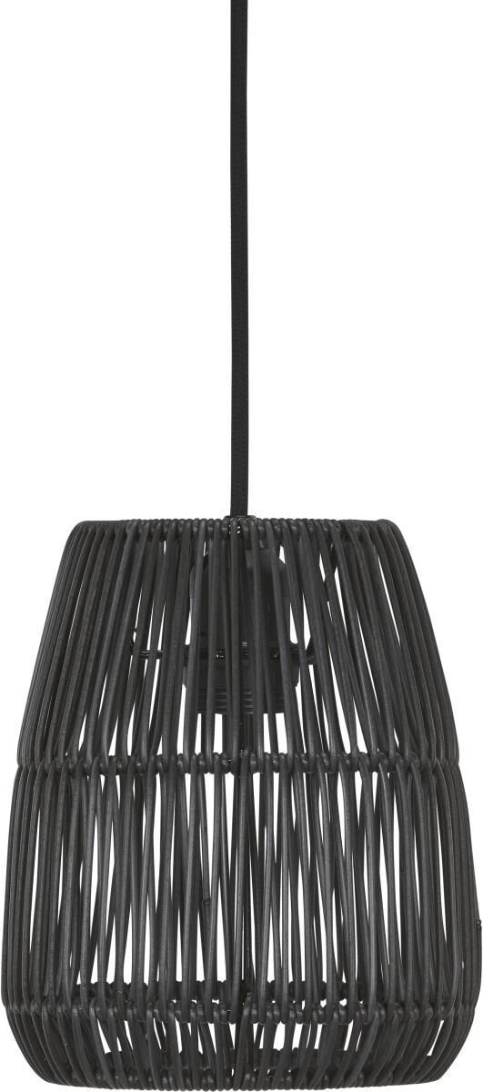 PR HOME Saigon Outdoor Hängelampe Rattan IP44 18cm E27 mit Stecker