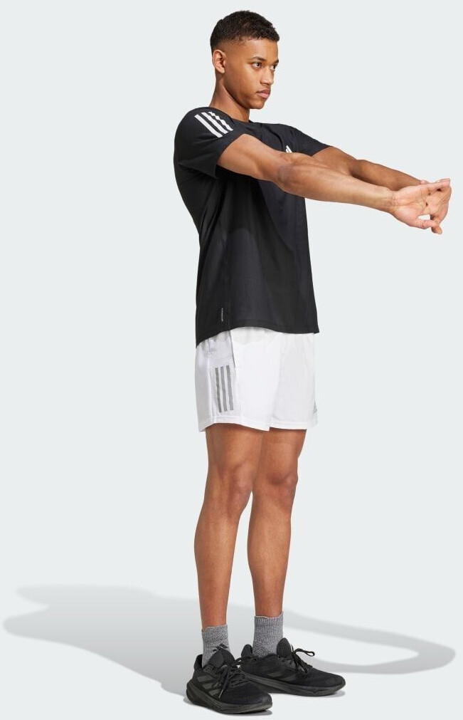 Black and white running shorts 2025