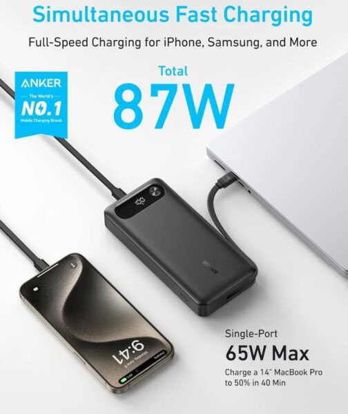 Anker Powerbank 20.000mAh 87W, Bild 2