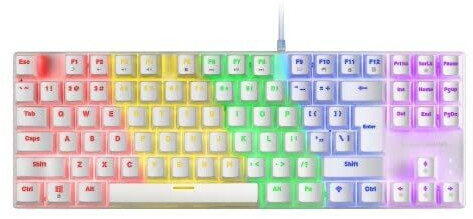 Mars Gaming MK80 White (Switch Red) (US)