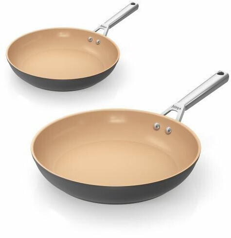 Ninja Extended Life Premium Ceramic Fry Pan Set of 2 24+28 cm