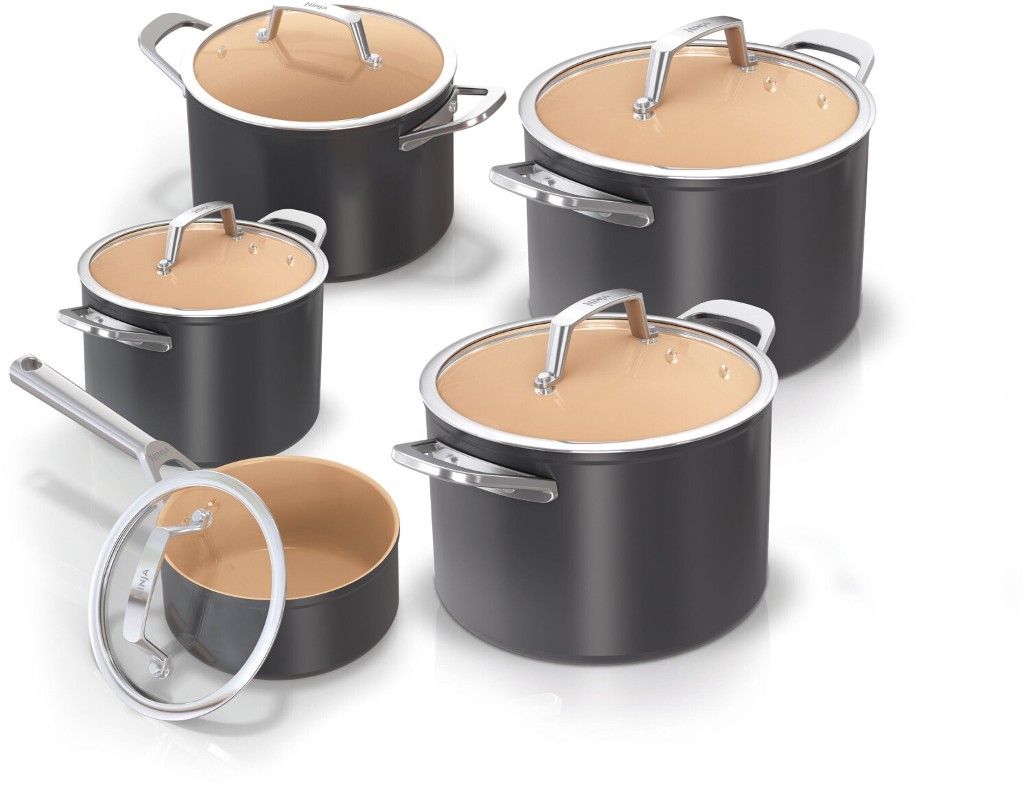 Ninja Extended Life Premium Ceramic Cookware Set 5 pcs.