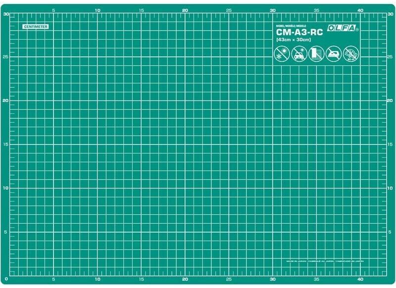 Olfa Tools Tapis de découpe autocicatrisant 43 x 30 cm (CM-A3)