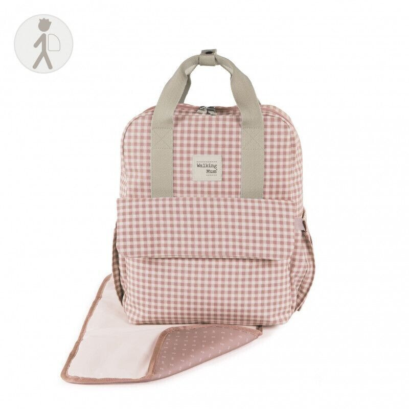 Walking Mum Rucksack Pushchair I Love Vichy pink