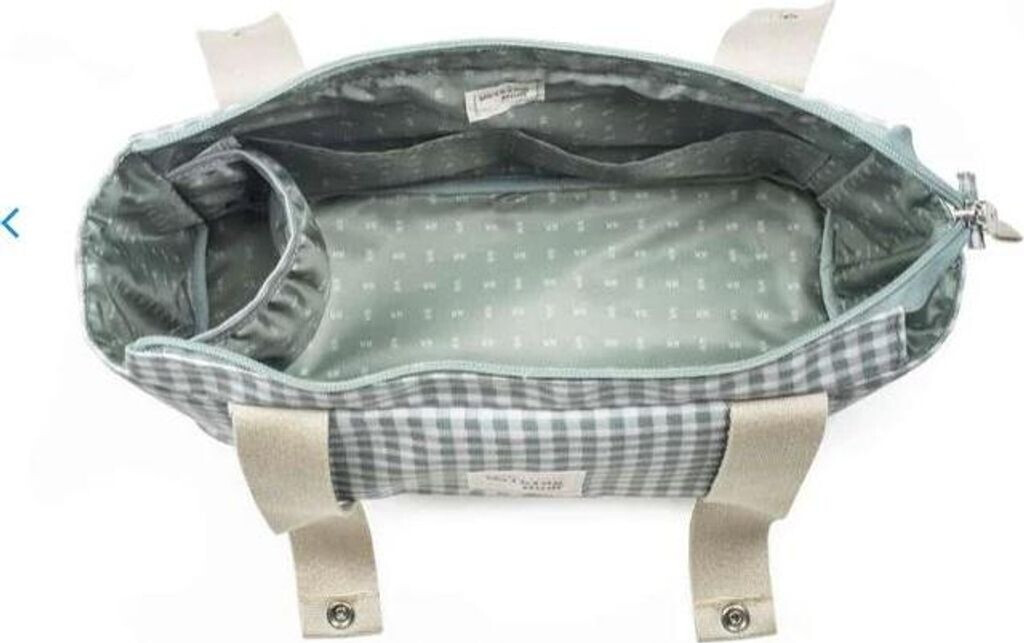 Walking Mum I Love Vichy Grey Holiday and Maternity Bag main image 0