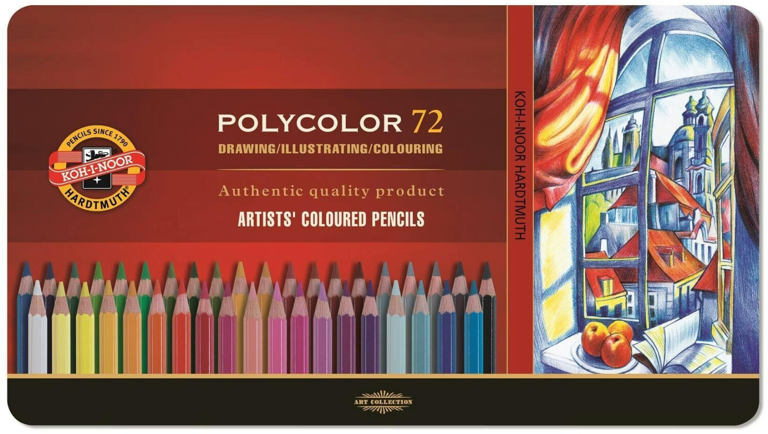 Koh-I-Noor Polycolor 72 Artists (3837)