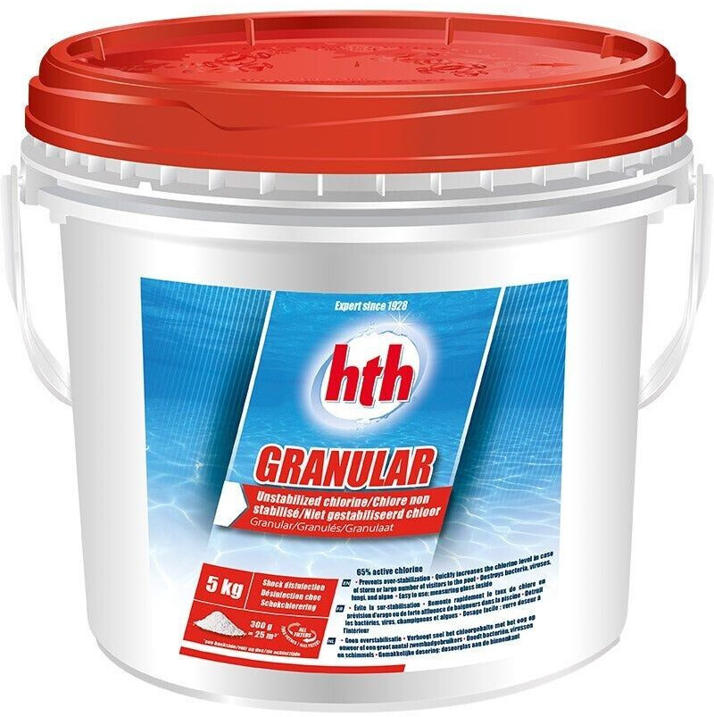 HTH Hypochlorite de calcium chlore choc 5 kg