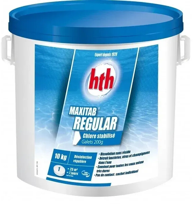 HTH Chlore lent stabilisé 10 kg