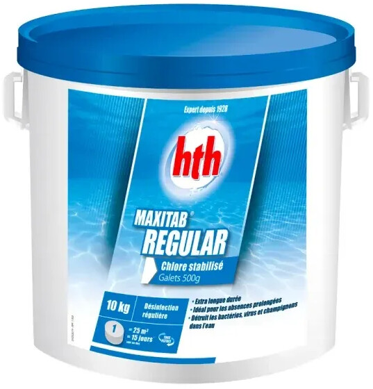 HTH Galets de chlore stabilisé 10 kg