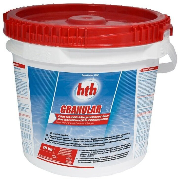 HTH Chlore choc non stabilisé en granulés 10 kg