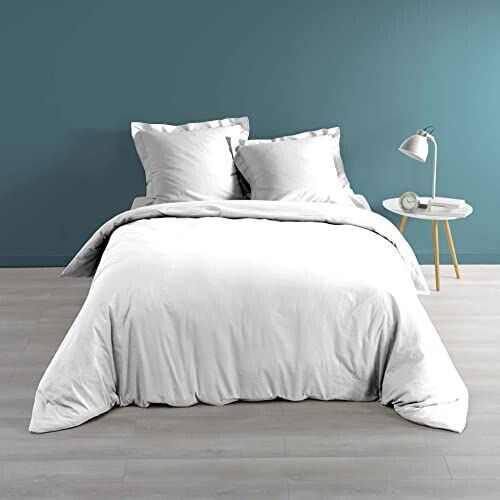 Douceur d'Intérieur Duvet cover 240x220 cm percaline percale white