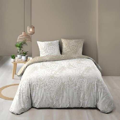Douceur d'Intérieur Cassia bed linen set 3-piece 240x220 cm reversible