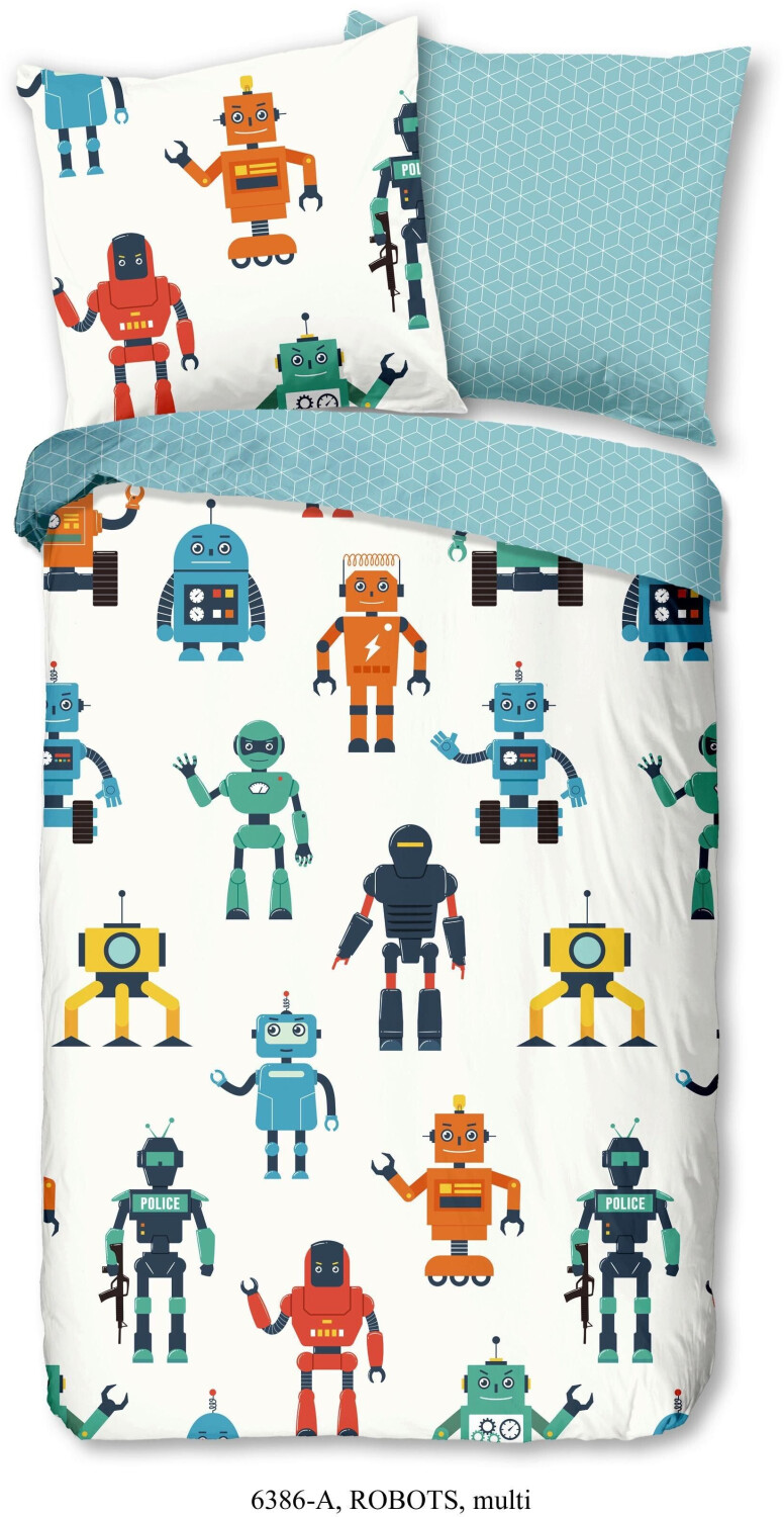 Good Morning Duvet cover for children robot 135x200 cm bed linen