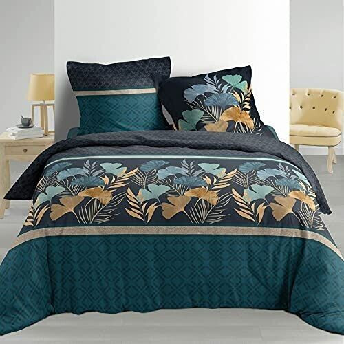 Douceur d'Intérieur 3-piece bed linen set 240x220 cm Blondy cotton percale