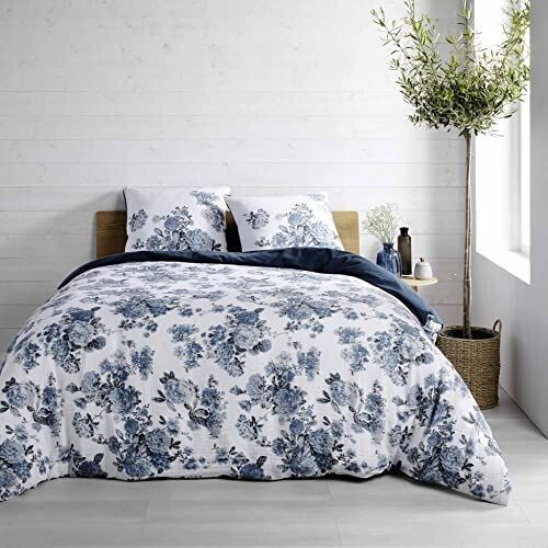 Douceur d'Intérieur 3-piece bed linen 260x240 cm Roselia cotton gauze