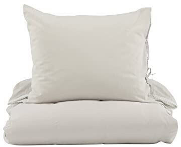 Venture Design Jenna Bed Set Linen/cotton Light Gray 150x200 cm