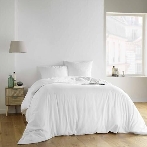 Douceur d'Intérieur Maxine 3-piece bed linen set 240x220 cm washed yarn-dyed