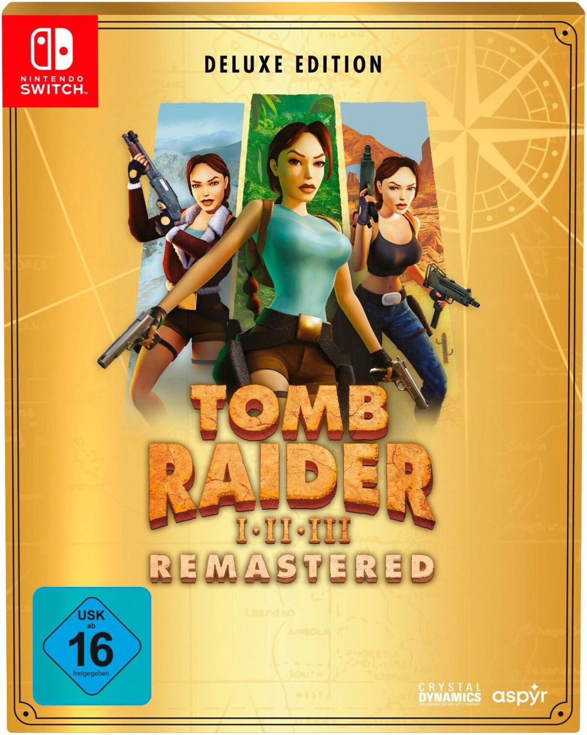 Tomb Raider I-III Remastered - Deluxe Edition (Switch)