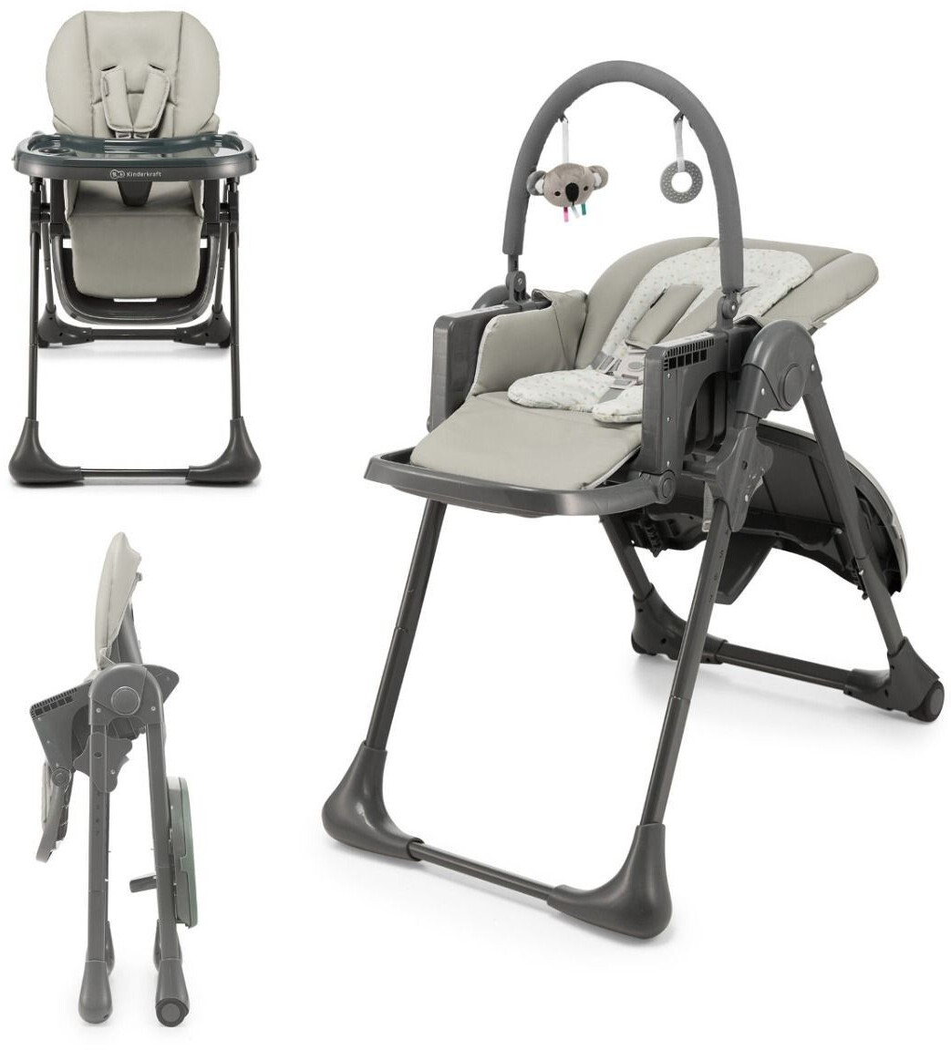 Kinderkraft Tummie High chair 2in1 grey