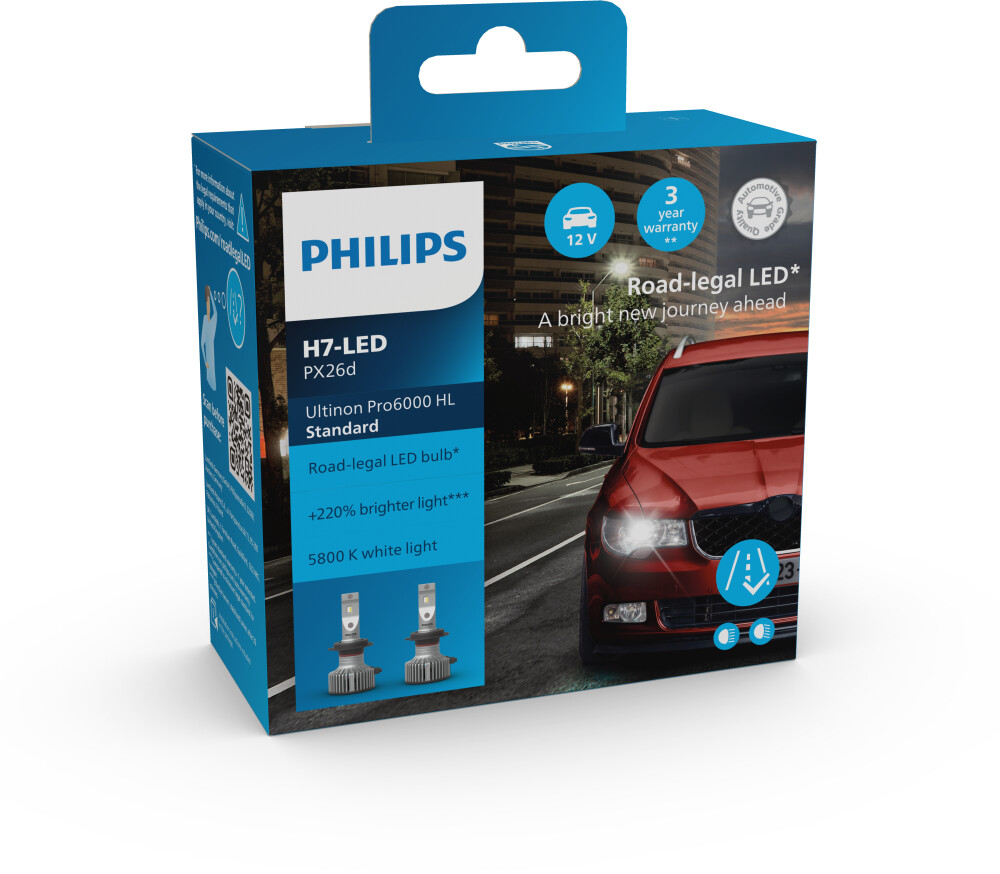Philips Ultinon Pro6000 Standard H7-LED (11972U60SX2)