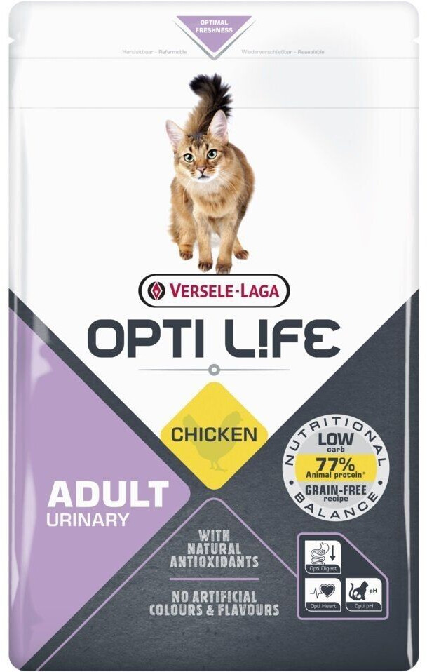 Versele-Laga Opti Life Adult Urinary croquettes pour chat poulet (2,5 kg)