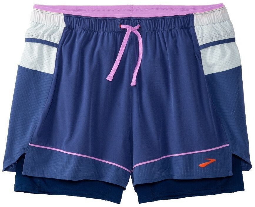 Brooks High Point 3 2-in-1 Short ägäis/light slate